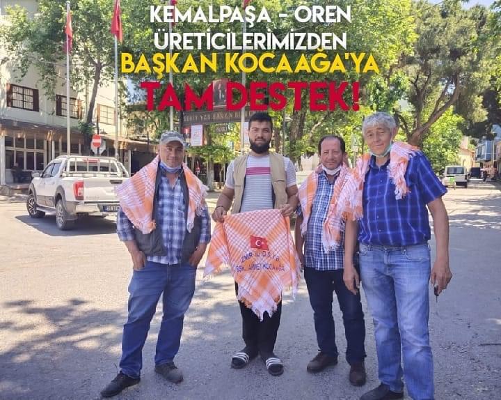 KEMALPAŞALI YETİŞTİRİCİLERDEN BAŞKAN KOCAAĞA’YA TAM DESTEK